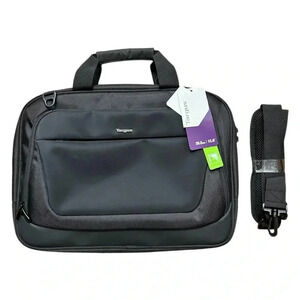 TARGUS CityLite 16" Black Laptop Case  Messenger Bag w/ Strap - TBT053US-91